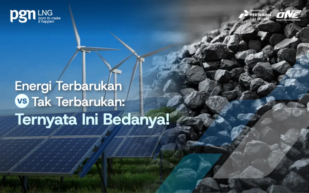 perbedaan energi terbarukan dan tidak terbarukan